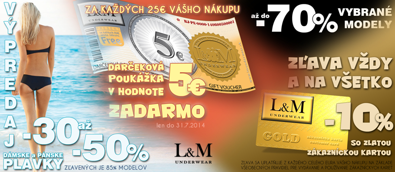 samé zľavy