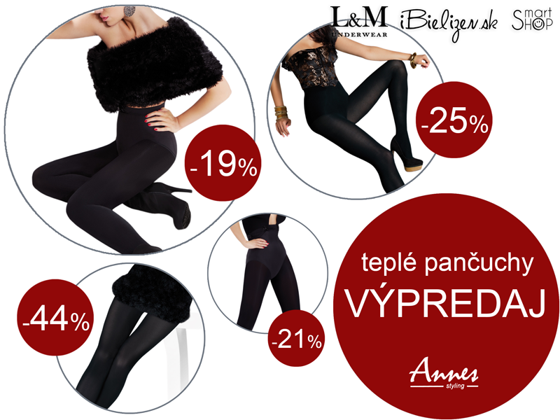Slovenská zima začína v januári, doprajte si teplé pančuchy za výpredajové ceny až – 44%