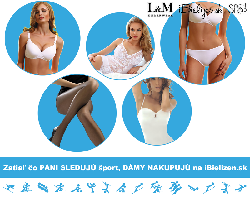 Zatiaľ čo páni sledujú šport, dámy nakupujú na iBielizen.sk