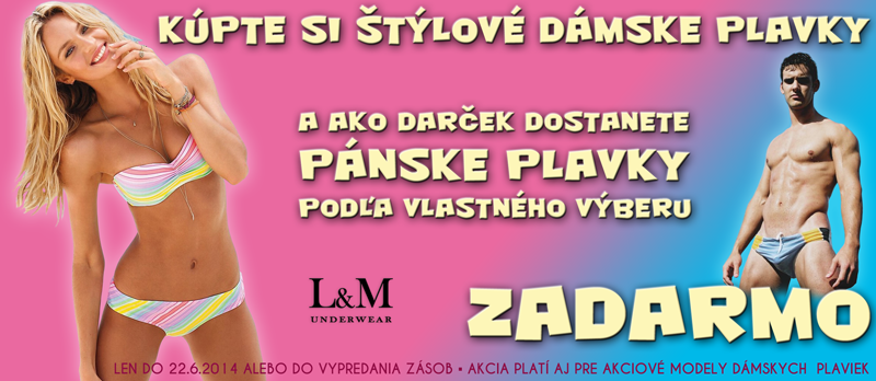 k dámskym plavkám pánske zadarmo