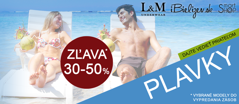 Plavky so zľavou 30 až 50 %