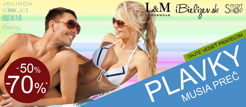 Plavky musia preč – ZĽAVA 50-70%