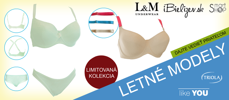 letné modely podprseniek